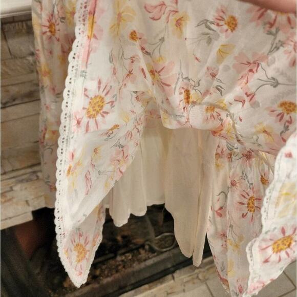 SHABBY Chic floral organic cotton‎ tiered sundress toddler size 4T new!!! - Picture 4 of 9
